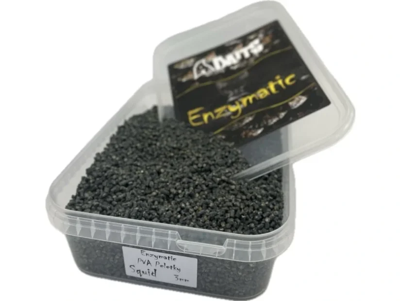 PVA Peletky 3mm 1kg A Baits - Príchuť: Enzymatic - Squid