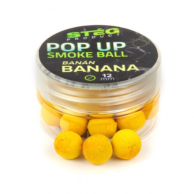 Stég Pop Up SMOKE BALL 12mm 10g - Príchuť: Sweet Corn