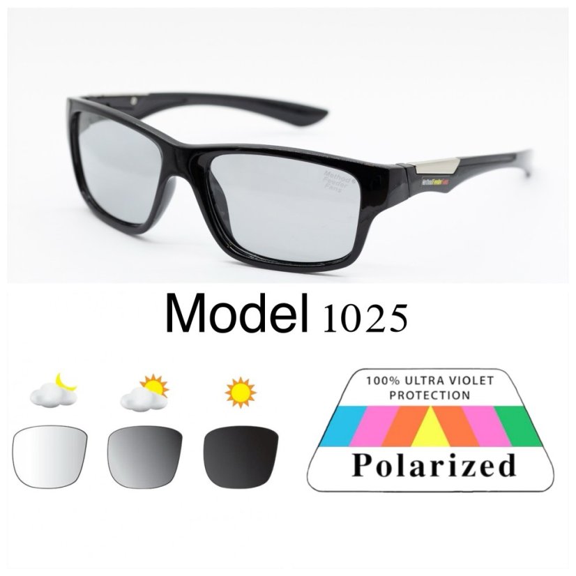 Fotochromatické polarizačné slnečné okuliare model 1025