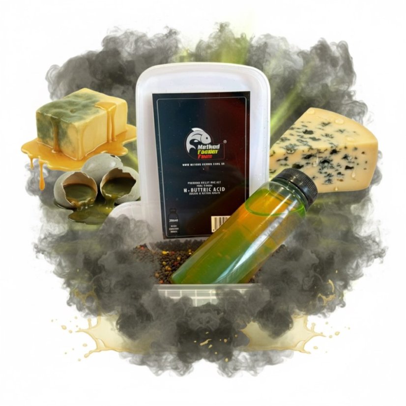 Premium Pellet Mix SET FLUO 500g + 200ml - Príchuť: Chilly - Frankfurt