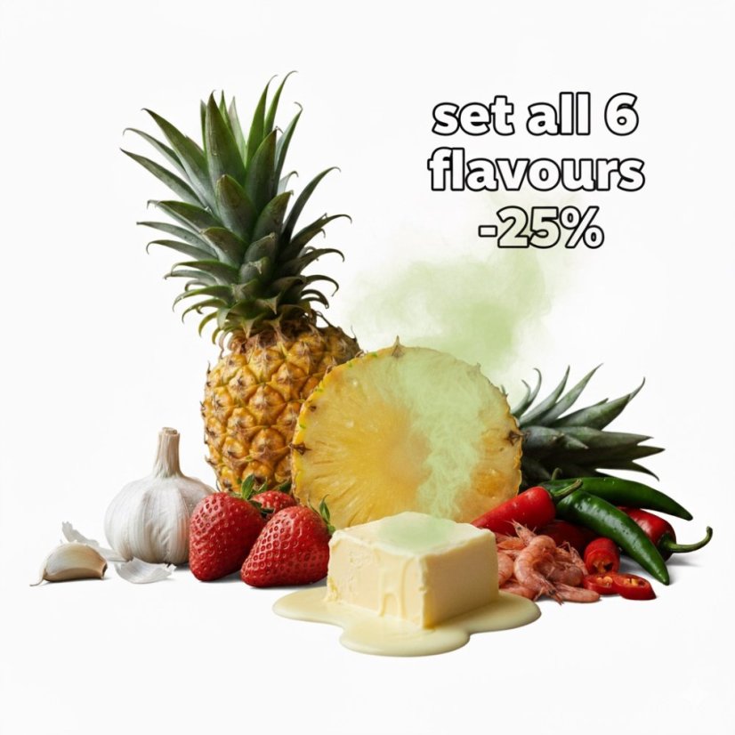 Method Gel 100ml - Príchuť: Set 6 príchutí 🍍🍓🧄🦐🌶️🧈 -25%